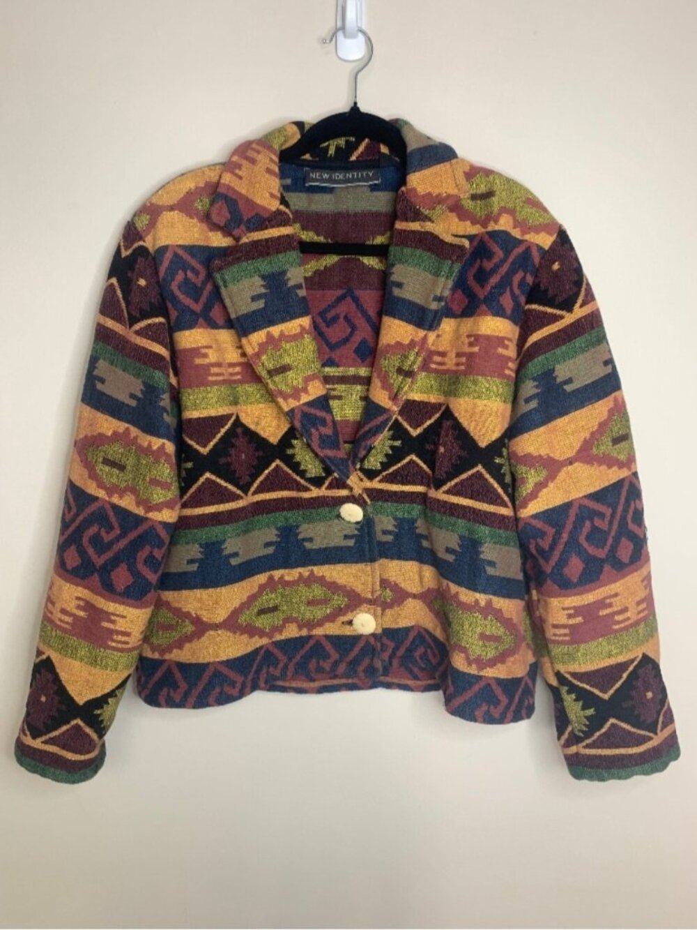 New Identity Vintage Tapestry 100% Cotton Printed Jacket L